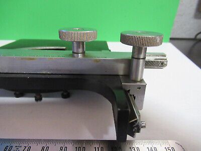 ANTIQUE ENRST LEITZ GERMANY XY STAGE TABLE MICROSCOPE PART AS PICTURED R9-A-73