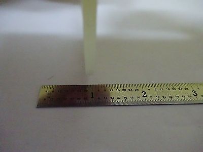 OPTICAL THICK SAPPHIRE WAFER  [chip on edge] LASER OPTICS AS IS BIN#W6-54