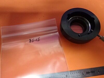 MOUNTED LENS CLAMP OPTICS MICROSCOPE PART &IL-75-15