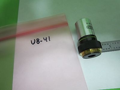 MICROSCOPE PART OBJECTIVE OLYMPUS JAPAN M40 40X OPTICS AS IS BIN#U8-41