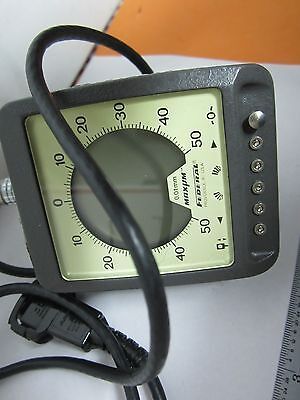 FEDERAL GAUGE GAGE MICROMETER DISPLAY WITH LEMO CONNECTOR BIN#J9