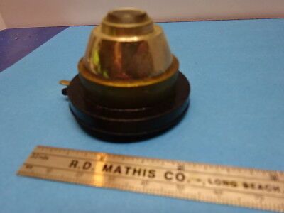 FOR PARTS ANTIQUE AO SPENCER CONDENSER IRIS OPTICS MICROSCOPE PART AS IS #90-14