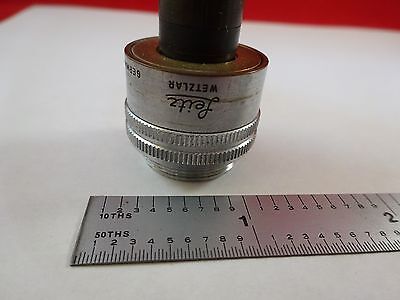 MICROSCOPE PART OBJECTIVE NPL 5X LEITZ GERMANY OPTICS AS IS BIN#R2-C-6