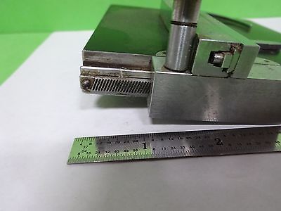 MICROSCOPE PART LEITZ WETZLAR GERMANY VINTAGE STAGE TABLE AS IS BIN#B9-E-01ii