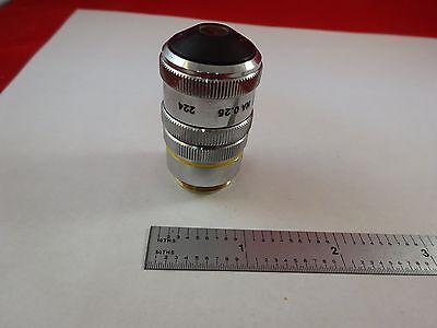 MICROSCOPE PART OBJECTIVE PST 10X DARK PHASE OPTICS AS IS BIN#R2-C-15