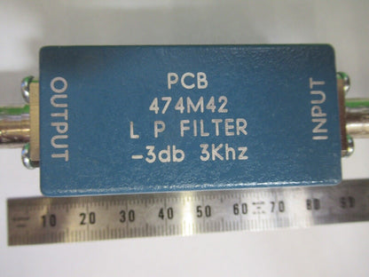 PCB PIEZOTRONICS FILTER 474M42 for ACCELEROMETER VIBRATION SENSOR AS PIC A5-B-16