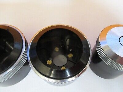 VICKERS ENGLAND UK SET OF KNOBS MICROSCOPE PART AS PICTURED &11-B-11B