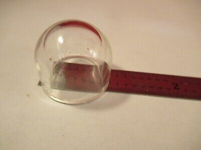 OPTICAL GLASS DOME CUVETTE RLG LITTON OPTICS AS PICTURED &FT-6-61