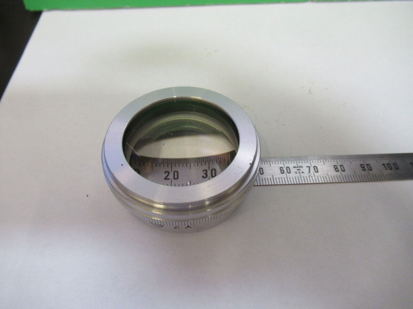 AO CAT 577 STEREO OBJECTIVE 2X OPTICS MICROSCOPE PART AS PICTURED #H3-A-51