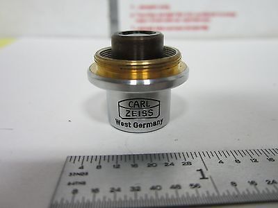 MICROSCOPE PART OBJECTIVE CARL ZEISS UD 6.3X OPTICS AS IS BIN#E5-P-23