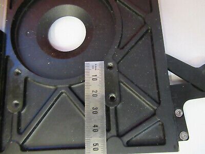 SUPERB BAUSCH LOMB XY STAGE TABLE PERFECT MICROSCOPE PART AS PICTURED &8Z-A-65