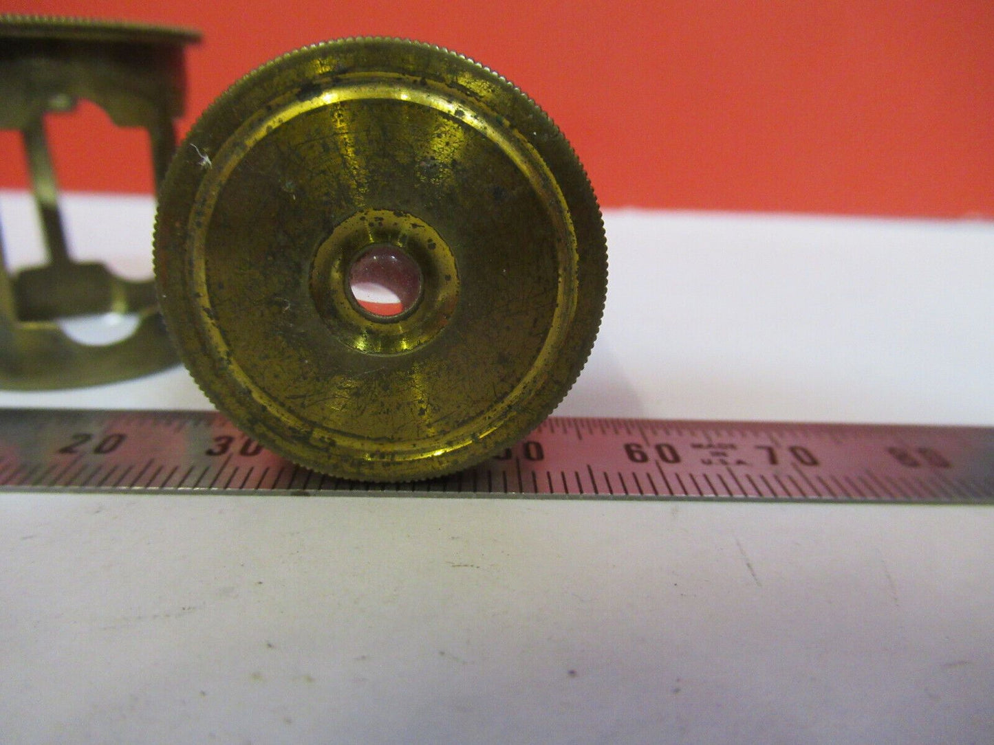 ANTIQUE BRASS SEED MINI SCOPE MICROSCOPE PART AS PICTURED #H9-B-15