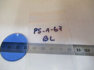 BAUSCH LOMB BLUE GLASS FILTER MICROSCOPE PART AS PICTURED &P5-A-67