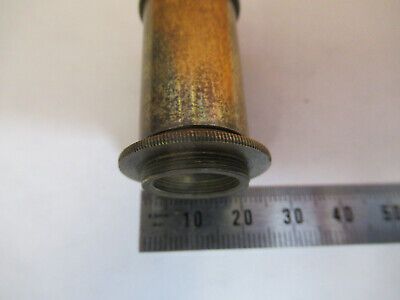 ANTIQUE CARL ZEISS BRASS LENS OBJECTIVE MICROSCOPE PART AS PICTURED P9-A-45