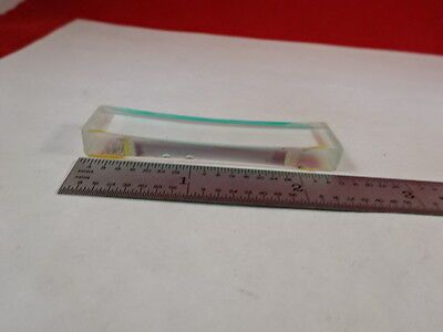 RECTANGULAR BI CONCAVE LENS OPTICAL OPTICS AS PICTURED &S4-C-12