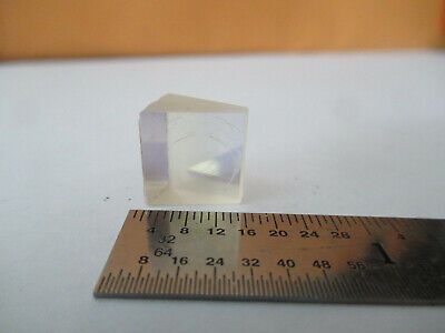 OPTICAL GLASS PRISM [dirty] OPTICS AS PICTURED &F2-A-94