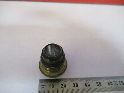 ANTIQUE BRASS JR DANCER OBJECTIVE MICROSCOPE PART LONDON AS PICTURED &87-FT-50