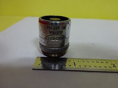 MICROSCOPE PART OBJECTIVE REICHERT AUSTRIA EPI 5X OPTICS AS IS BIN#X2-35