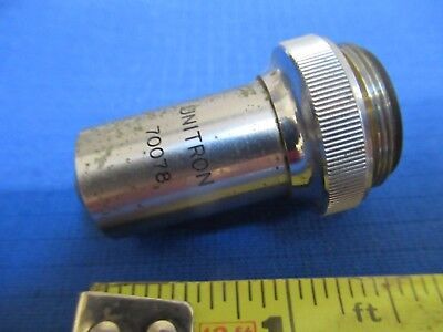 UNITRON JAPAN OBJECTIVE 40X OPTICS MICROSCOPE PART AS PICTURED &S1-A-13