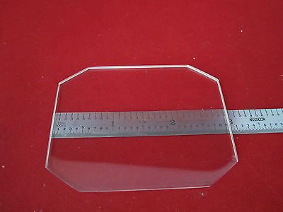 OPTICAL HUGE TRUNCATED WINDOW LENS  LASER OPTICS  BIN#4