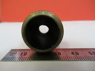 ANTIQUE BRASS BAUSCH LOMB OBJECTIVE 16mm MICROSCOPE PART AS PICTURED #F6-B-90