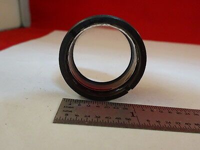 MICROSCOPE PART ANTIQUE OPTICAL BRASS MOUNTED LENS OPTICS AS IS #AO-52