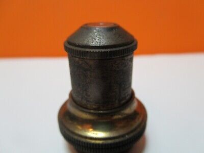 ANTIQUE BAUSCH LOMB BRASS OBJECTIVE 2/3 MICROSCOPE PART AS PICTURED &17-A-73B