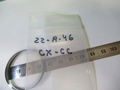 OPTICAL  CONCAVE CONVEX GLASS LENS LASER OPTICS AS PICTURED #22-A-46