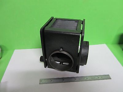 MICROSCOPE PART NIKON JAPAN LAMP HOUSING ILLUMINATOR AS PICTURED BIN#T4-06