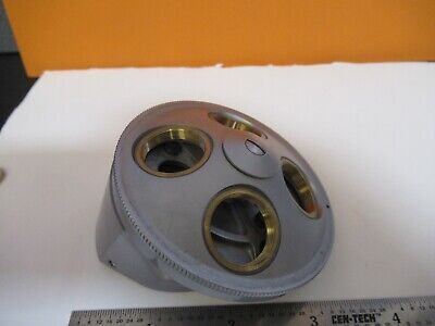 REICHERT AUSTRIA NOSEPIECE ASSEMBLY MICROSCOPE PART AS PICTURED &1E-C-55