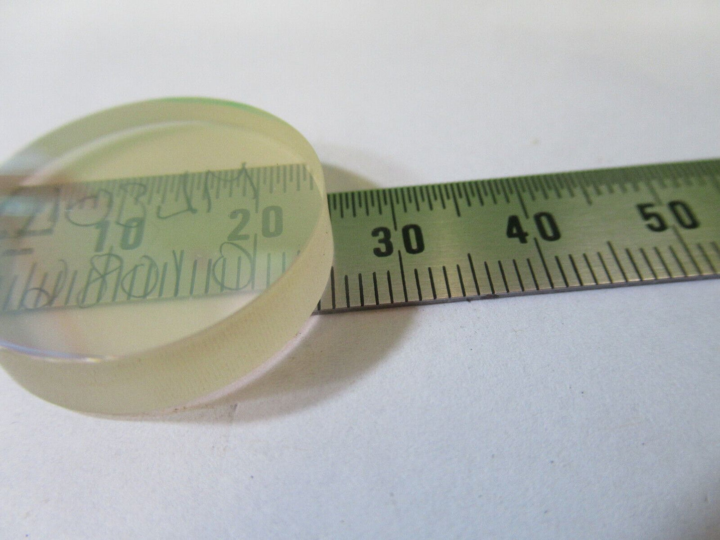 OPTICAL COATED FLAT GLASS LENS OPTICS AS PICTURED &22-A-64