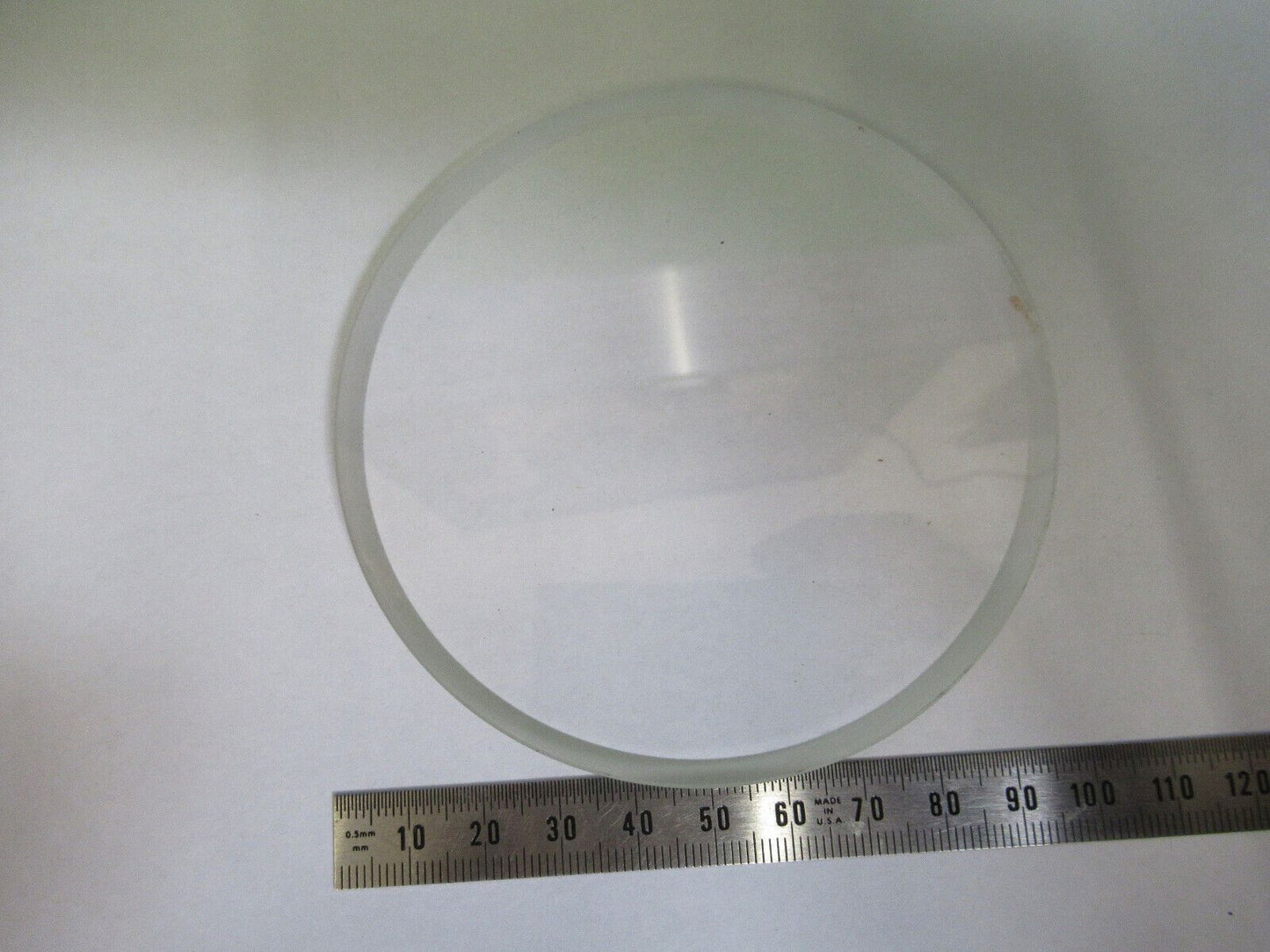 BEVELED GLASS STAGE TABLE NEW ITEM MICROSCOPE PART AS PICTURED Z5-C-43