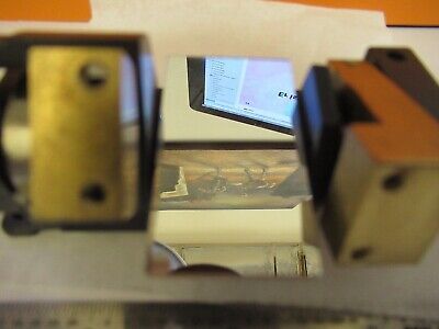 ZEISS GERMANY AXIOTRON MOUNTED MIRROR ASSEM MICROSCOPE PART AS PICTURED &47-A-33