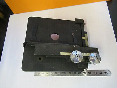 ANTIQUE SPENCER AO  STAGE XY TABLE MICROSCOPE PART AS PICTURED P6-A-91