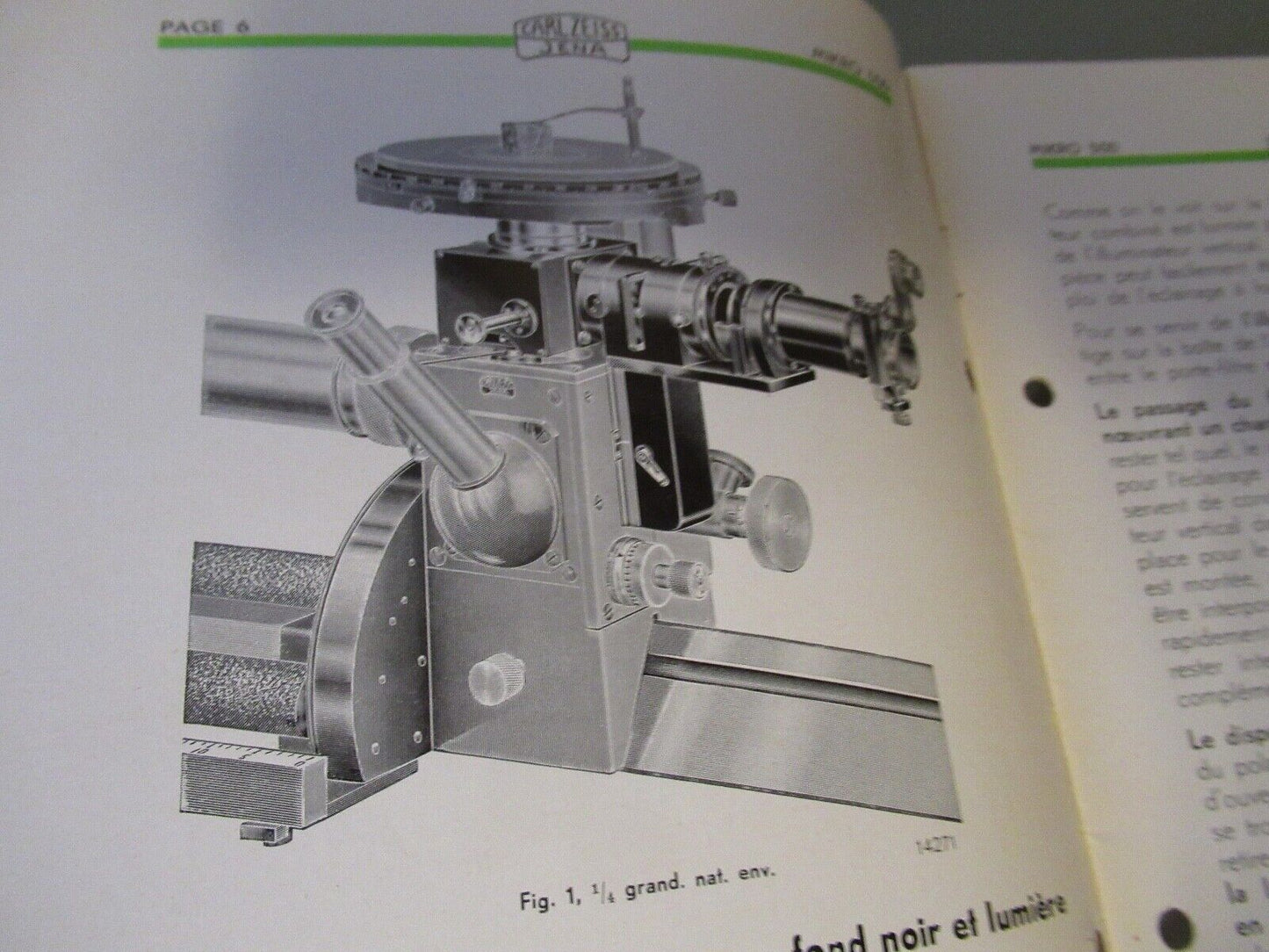 VINTAGE TECHNICAL MANUAL CARL ZEISS NEOPHOT MIKRO 500 MICROSCOPE AS PICTURED BLI