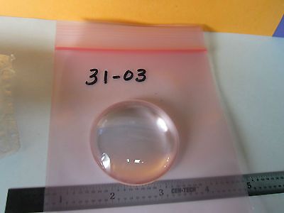 OPTICAL MELLES GRIOT LENS PL CONVEX 50mm DIAMETER 75mm FL LASER OPTICS BIN#31-03