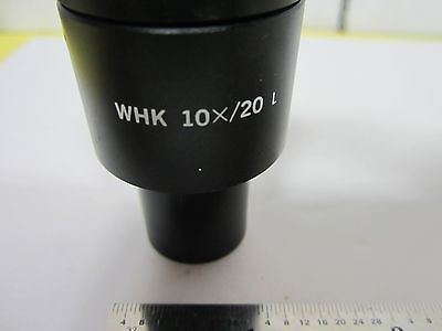 EYEPIECE OLYMPUS JAPAN WHK 10X/20 L MICROSCOPE OPTICS BIN#H1-31