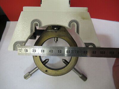 ZEISS AXIOSKOP GERMANY CONDENSER HOLDER MICROSCOPE PART AS PICTURED #8Y-A-01