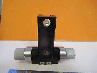 LEITZ GERMANY POL FINE ADJUST MICROSCOPE PART OPTICS AS PICTURED &85-B-29