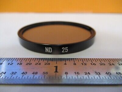 FILTER ND 25 NEUTRAL DENSITY MICROSCOPE PART OPTICS AS PICTURED &50-A-10