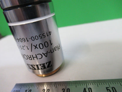 ZEISS PRIMO 100X INFINITY OBJECTIVE LENS MICROSCOPE PART AS PICTURED R7-B-55