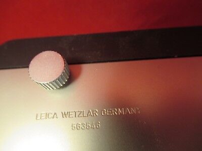 LEICA DMR GERMANY STAGE TABLE POL ROTATES 563546 POLARIZATION MICROSCOPE 90-FT97