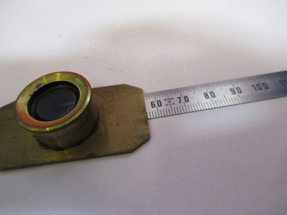 ANTIQUE BRASS COMPRESSORIUM  SLIDE UK MICROSCOPE PART AS PICTURED &S9-A-65