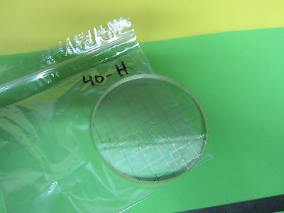 OPTICAL TARGET GLAS PLATE ALIGNER OPTICS BIN#40-H