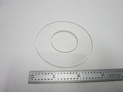 MICROSCOPE PART GLASS HOLED STAGE FOR SPECIMEN HOLDER OPTICS BIN#Q4-R-43