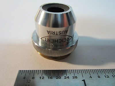 MICROSCOPE PART OBJECTIVE REICHERT AUSTRIA 2.5X OPTICS BIN#24-57-4