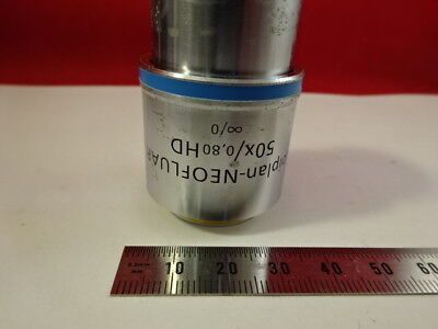 ZEISS GERMANY OBJECTIVE NEOFLUAR HD 50X 442354 MICROSCOPE PART OPTICS &98-43