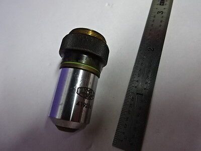 OLYMPUS JAPAN OBJECTIVE M40 MICROSCOPE PART OPTICS AS PICTURED &Z6-08