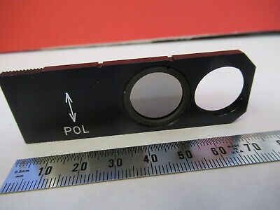 POLARIZER POL LEITZ SLIDE GERMANY OPTICS MICROSCOPE PART AS PICTURED &B3-B-33