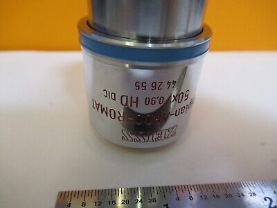 ZEISS AXIOTRON OBJECTIVE 50X APO 442655 MICROSCOPE PART AS PICTURED &Q6-A-59